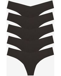 Commando - Classic Solid Thong 5-Pack - Lyst