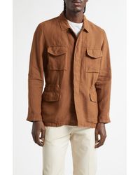 Boglioli - Linen Field Jacket - Lyst