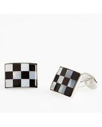 David Donahue - Checkerboard Cuff Links - Lyst