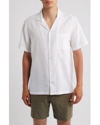 Mack Weldon - Relaxed Fit Linen Camp Shirt - Lyst