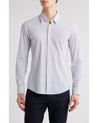 BOSS - Roan Kent Geo Print Button-Up Shirt - Lyst