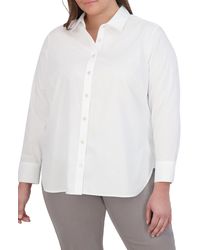 Foxcroft - Meghan Cotton Button-up Shirt - Lyst