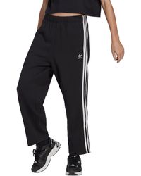 adidas - Cotton French Terry Ankle Pants - Lyst