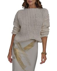 Donna Karan - Open Stitch Sweater - Lyst