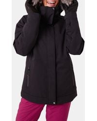 Roxy - Meade Hooded Snow Jacket With Faux Fur Trim - Lyst