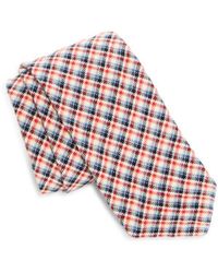 Dries Van Noten - Diamond Plaid Cotton Flannel Tie - Lyst
