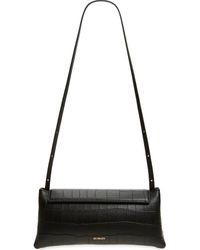 REE PROJECTS - Elieze Soft Croc Embossed Leather Clutch - Lyst
