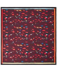 Lanvin - Drop Color Silk Scarf - Lyst
