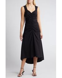 Chelsea28 - Ruched High-low Midi Dress - Lyst