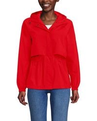 Lands' End - Squall Packable Rain Jacket - Lyst