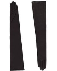 Agnelle - Glamour Leather Gloves Arm Length - Lyst