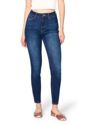 WARP+WEFT - High Waist Skinny Jeans - Lyst