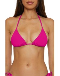 Becca - Color Code Triangle Bikini Top - Lyst