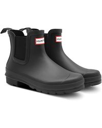 HUNTER - Original Waterproof Chelsea Rain Boot - Lyst