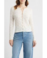 Rails - Cyrah Stretch Lace Cardigan - Lyst