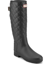 HUNTER - Refined Quilted Rain Boot - Lyst