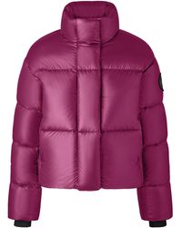 Canada Goose - Cypress 750 Fill Power Down Recycled Nylon Packable Crop Puffer Jacket - Lyst