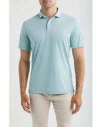 Johnnie-o - Solid Mesh Performance Jersey Polo - Lyst