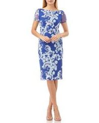 js collections bell sleeve soutache cocktail dress