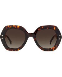 Carolina Herrera - 52mm Square Sunglasses - Lyst