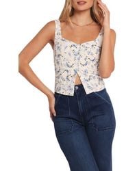 Petal & Pup - Jia Floral Button-Up Tank - Lyst