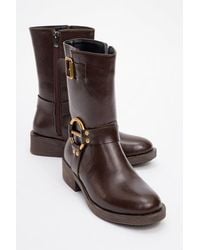 Prologue Shoes - Fies Buckled Boot - Lyst