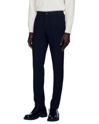 Sandro - Jersey Trousers - Lyst