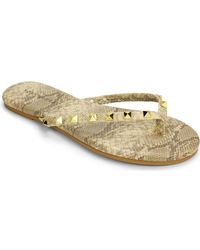 Yosi Samra - Rivington Stud Flip Flop - Lyst