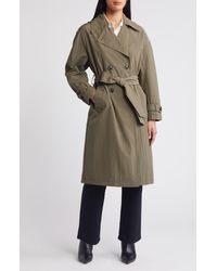 BCBGMAXAZRIA - Double Breasted Packable Trench Coat - Lyst