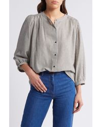 Sessun - Sessùn A View Stripe Cotton Button-up Shirt - Lyst