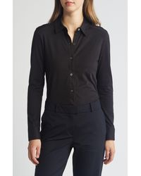 Theory - Riduro Organic Cotton Button-up Shirt - Lyst