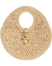 Jacquemus - Le Petit Rond Spiaggia Raffia Handbag - Lyst