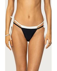 Edikted - Jessica Layered String Bikini Bottoms - Lyst