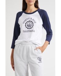 Sporty & Rich - California Emblem Graphic Baseball T-Shirt - Lyst