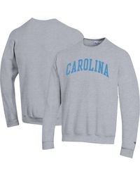 Champion - North Carolina Tar Heels Basic Arch Fleece Pullover Sweatshirt - Lyst