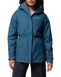 Columbia - Hikebound Ii Long Insulated Rain Jacket - Lyst