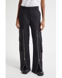 Acne Studios - Pytail Layered Cotton Sateen Cargo Pants - Lyst