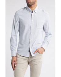Rails - Vance Stripe Cotton Blend Twill Button-Up Shirt - Lyst