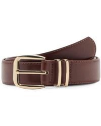 Mango - Square Buckle Belt - Lyst