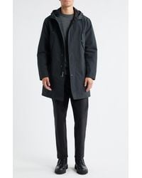 Schott Nyc - Waterproof Hooded Cotton Blend Fishtail Coat - Lyst
