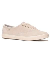 Keds - Champion Luxe Suede Low Top Sneaker - Lyst