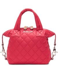 MZ Wallace - Micro Sutton Quilted Nylon Top Handle Bag - Lyst