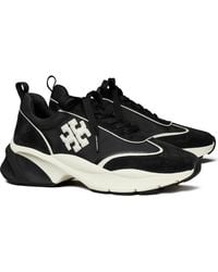 Tory Burch - Good Luck Trainer Shoes/Cream/ Leather/Suede - Lyst