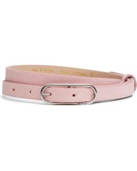 Rag & Bone - Baby Rounded Rebound Leather Belt - Lyst