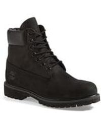 Timberland 6 Inch Premium Waterproof Boots in Black for Men | Lyst