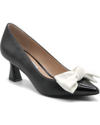 Charles David - Adren Pointed Cap Toe Pump - Lyst