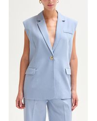 Crescent - Oversized Blazer Vest - Lyst
