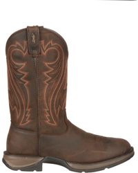 Durango - Chocolate Pullon Western Boot - Lyst
