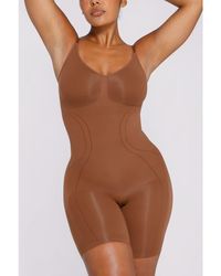 Shapellx - Seamless Mid-Thigh Full Shaping Bodysuit - Lyst