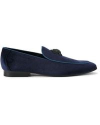 Kurt Geiger - Hugh 2 Velvet Loafer - Lyst